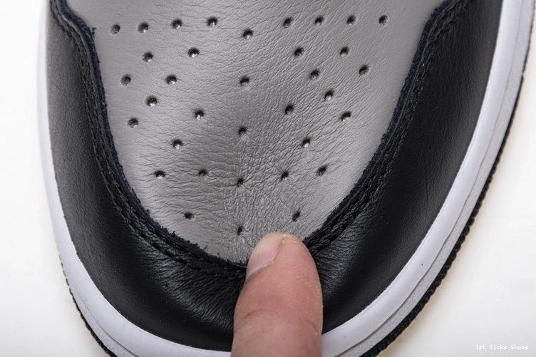 OG 555088-013 Shadow High Black Retro 1 Gray  Jordan Air 1001